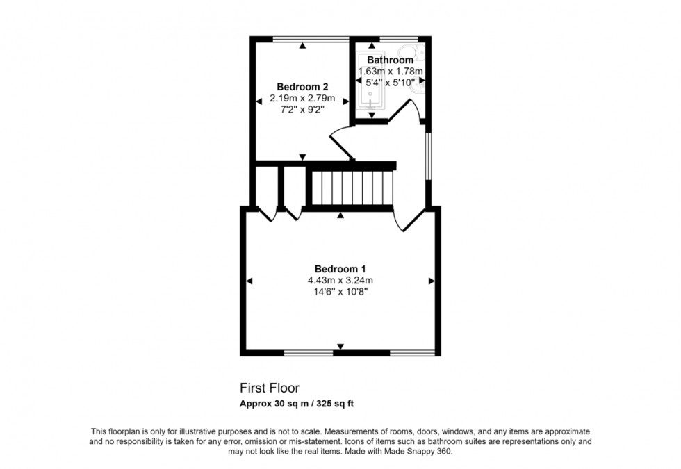 Floorplan for Rame Cross, Penryn