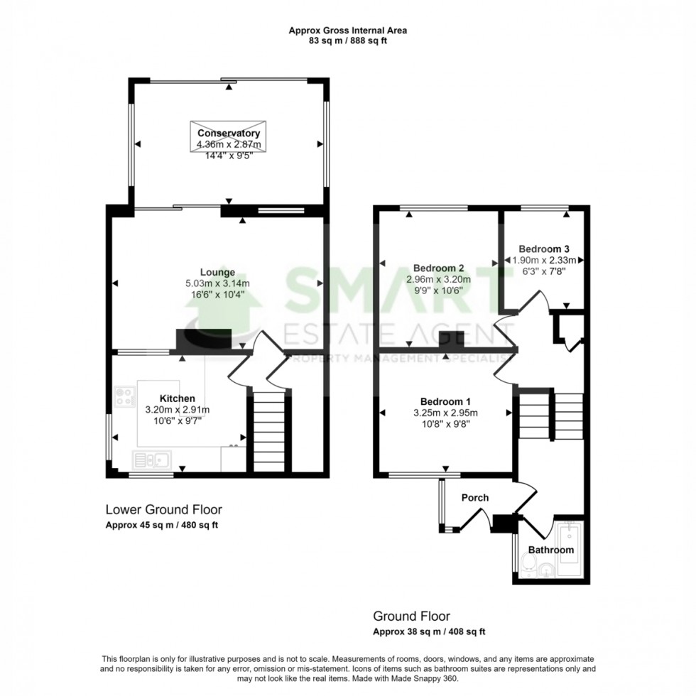 Floorplan for Iolanthe Drive, Exeter, EX4