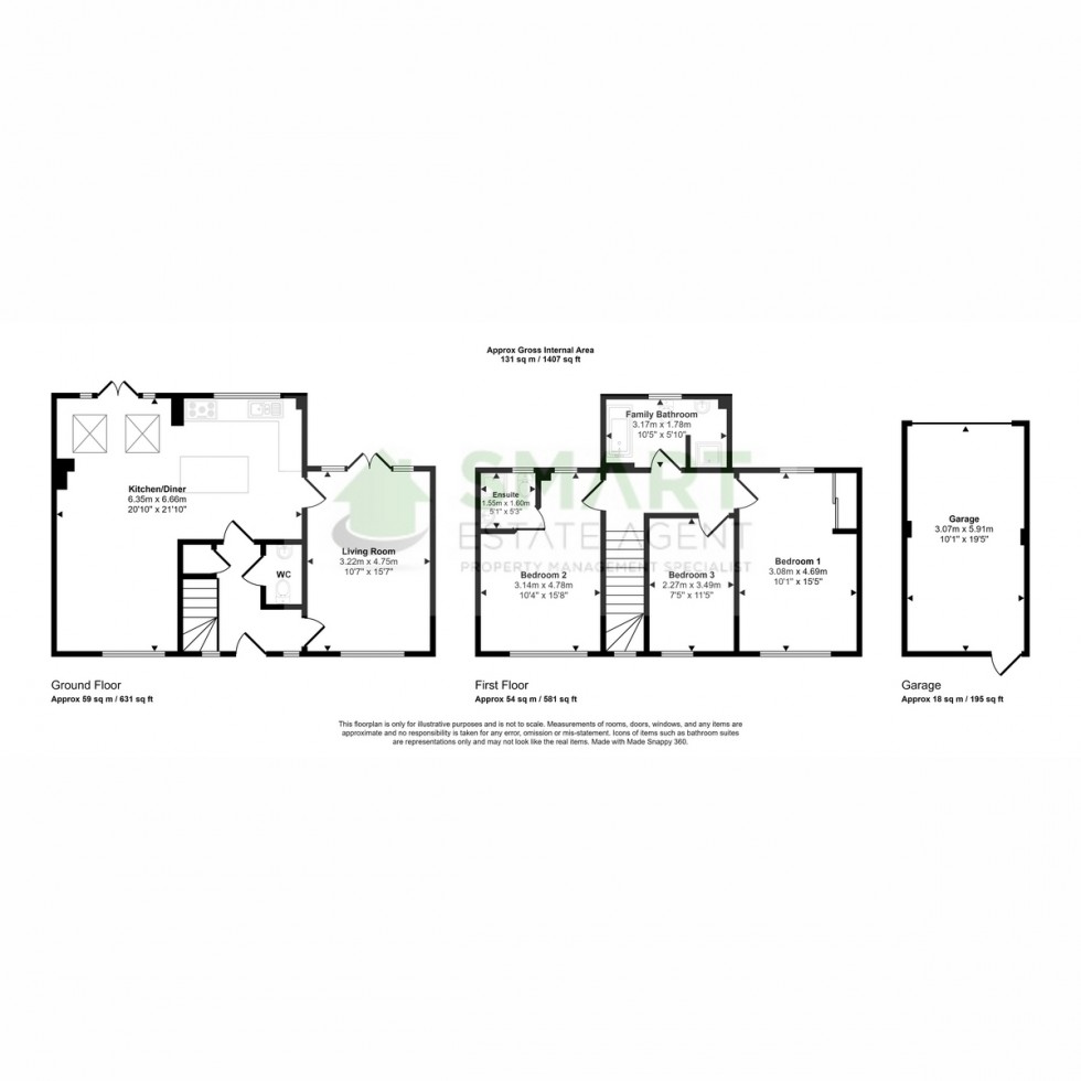 Floorplan for Savoy Street, Exeter, EX2