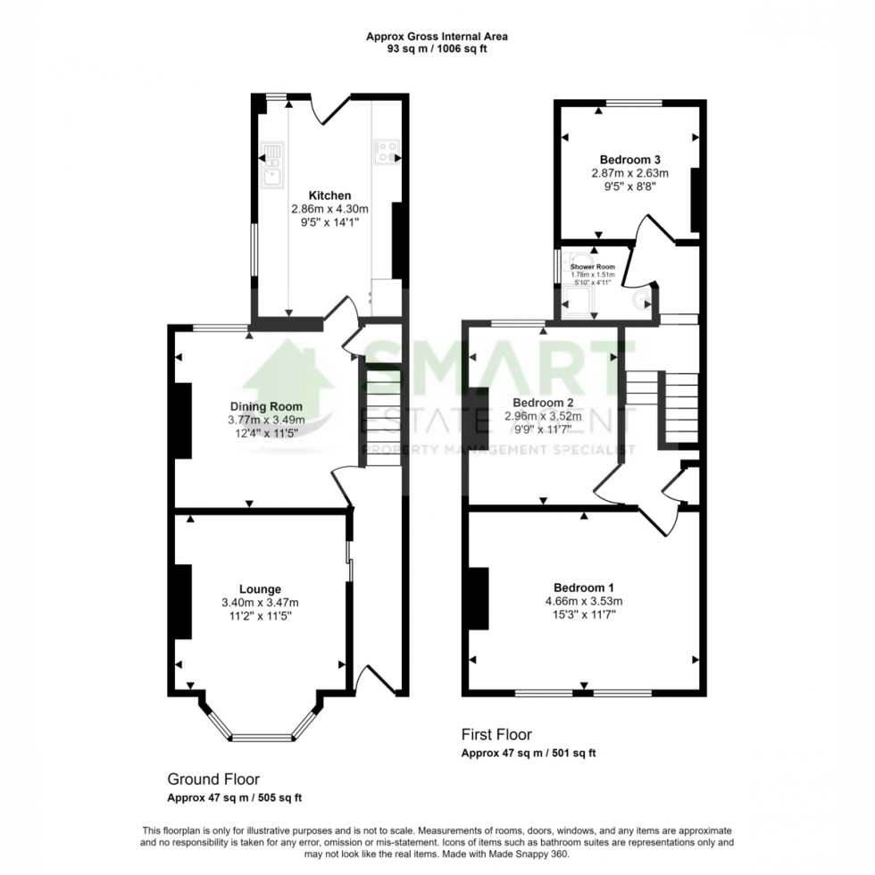 Floorplan for Manston Road, Exeter, EX1