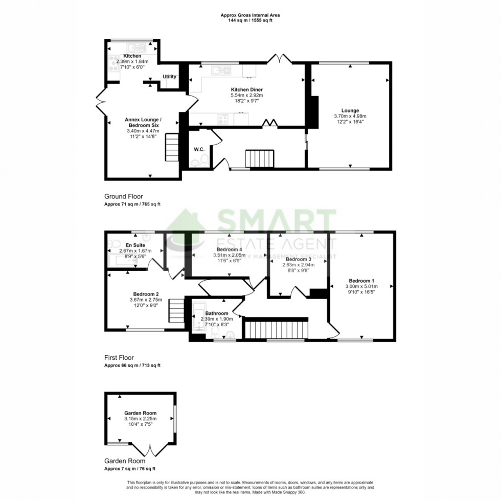 Floorplan for Woolsery Avenue, Exeter, EX4