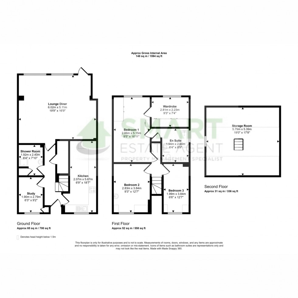 Floorplan for Harrington Lane, Exeter, EX4