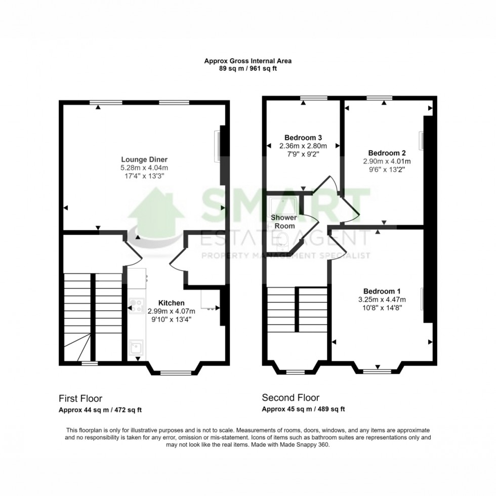 Floorplan for Fore Street, Exeter, EX4