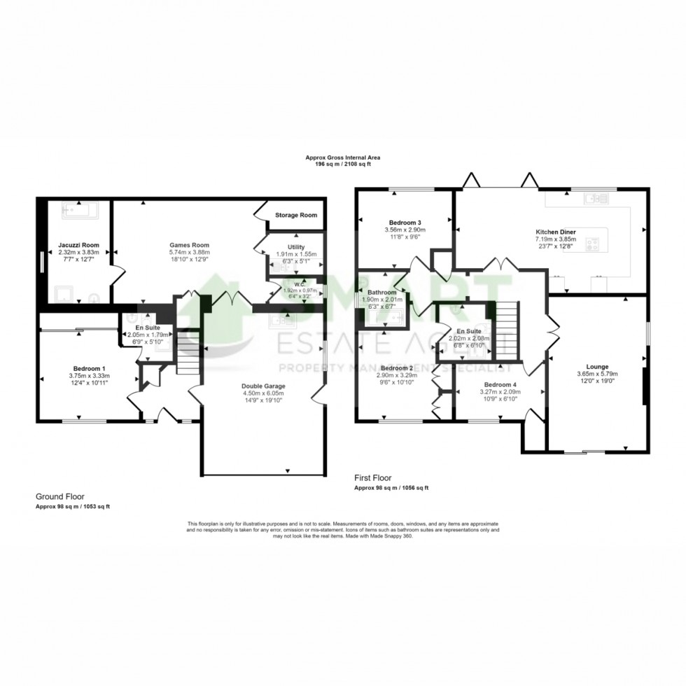 Floorplan for St. Peters Mount, Exeter, EX4