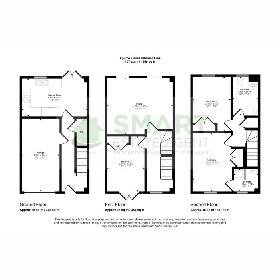 Floorplan for Old Bakery Close, Exeter, EX4