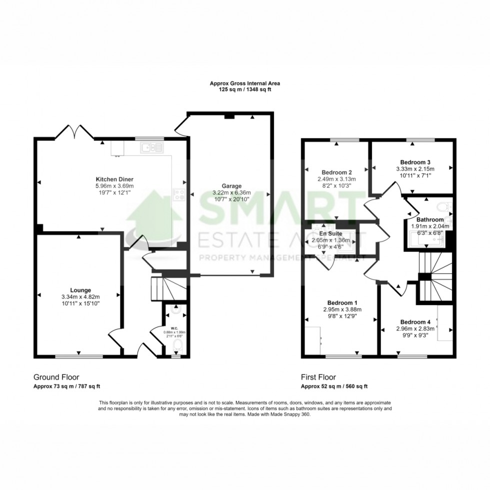 Floorplan for Grambrel Rise, Exeter, EX1