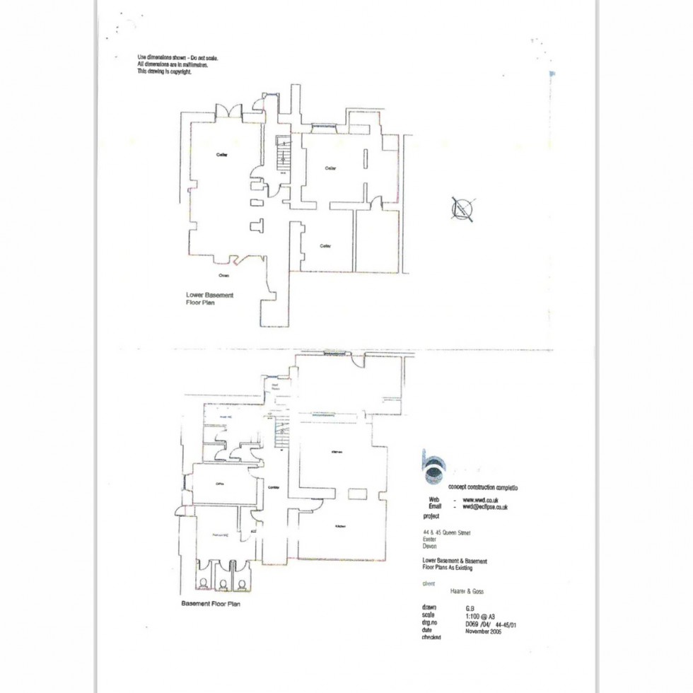 Floorplan for Queen Street, Exeter, EX4