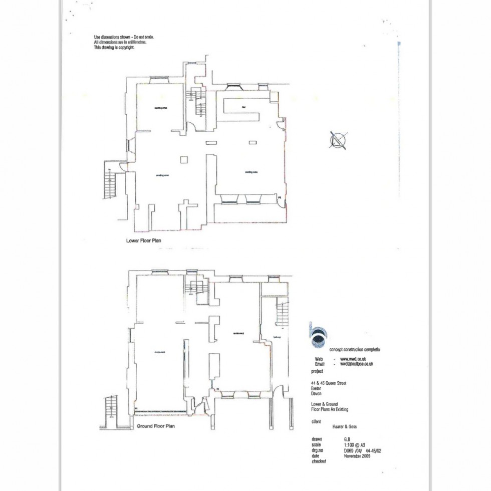 Floorplan for Queen Street, Exeter, EX4