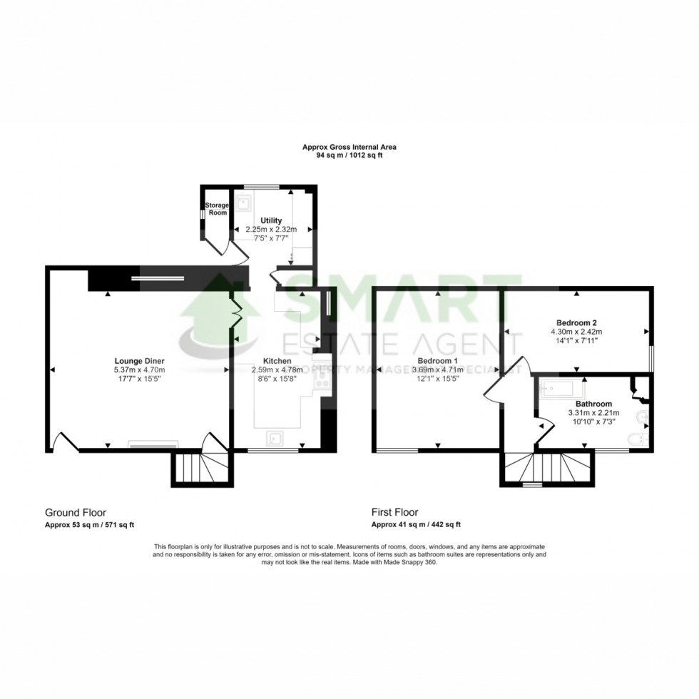 Floorplan for Beare Square, Broadclyst, EX5