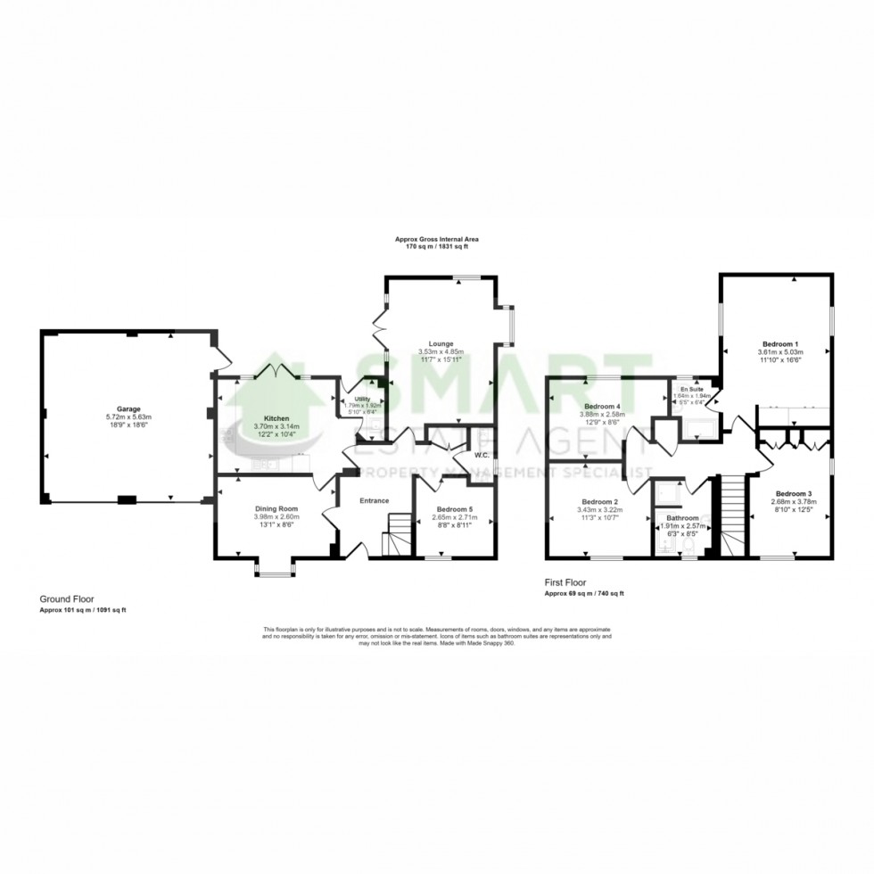 Floorplan for Birdie Walk, Exeter, EX2