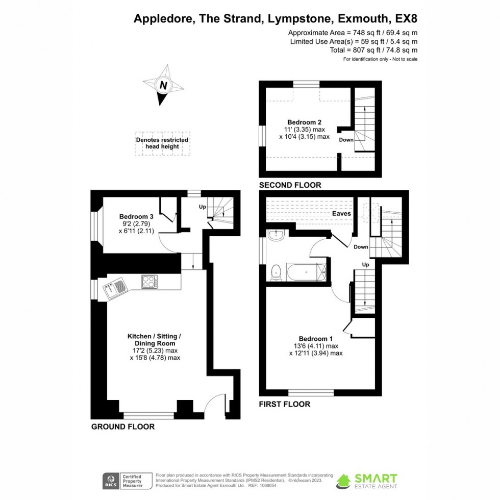 Floorplan for Exmouth, Devon, EX8