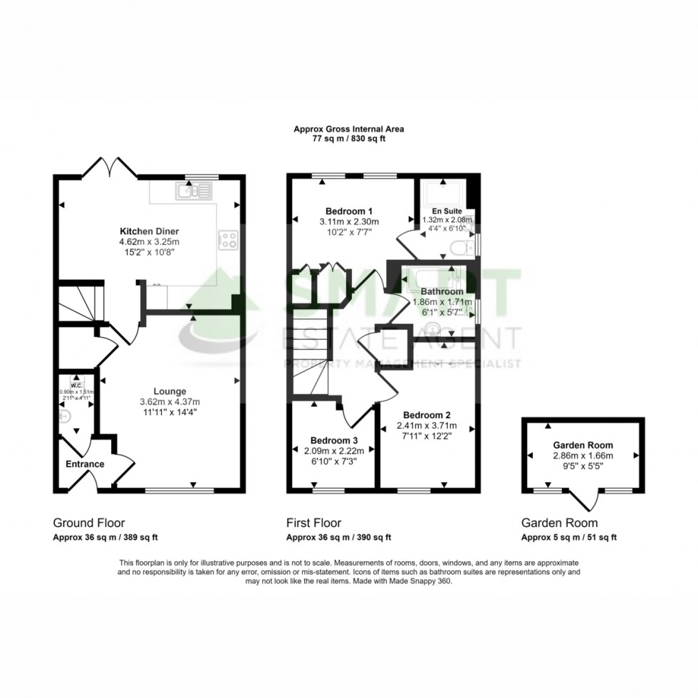 Floorplan for Celtic Close, Exeter, EX1