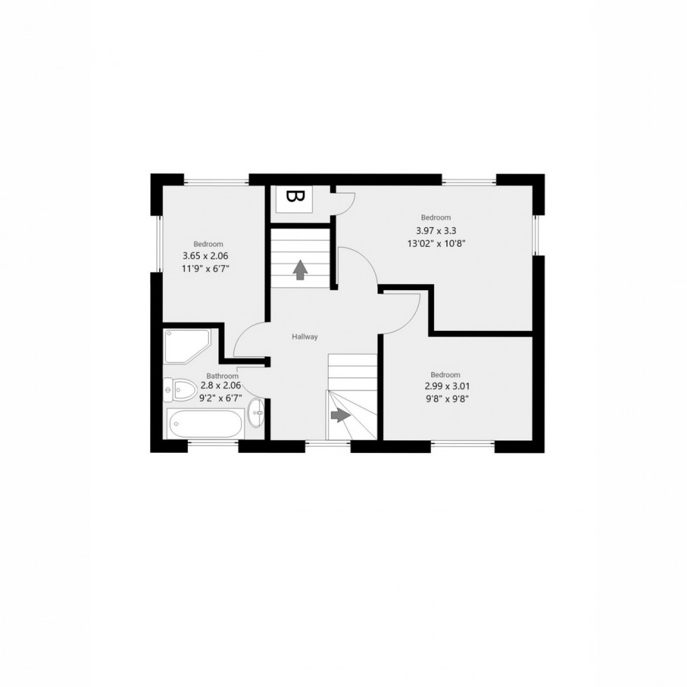 Floorplan for Stoneborough Lane, Budleigh Salterton, EX9