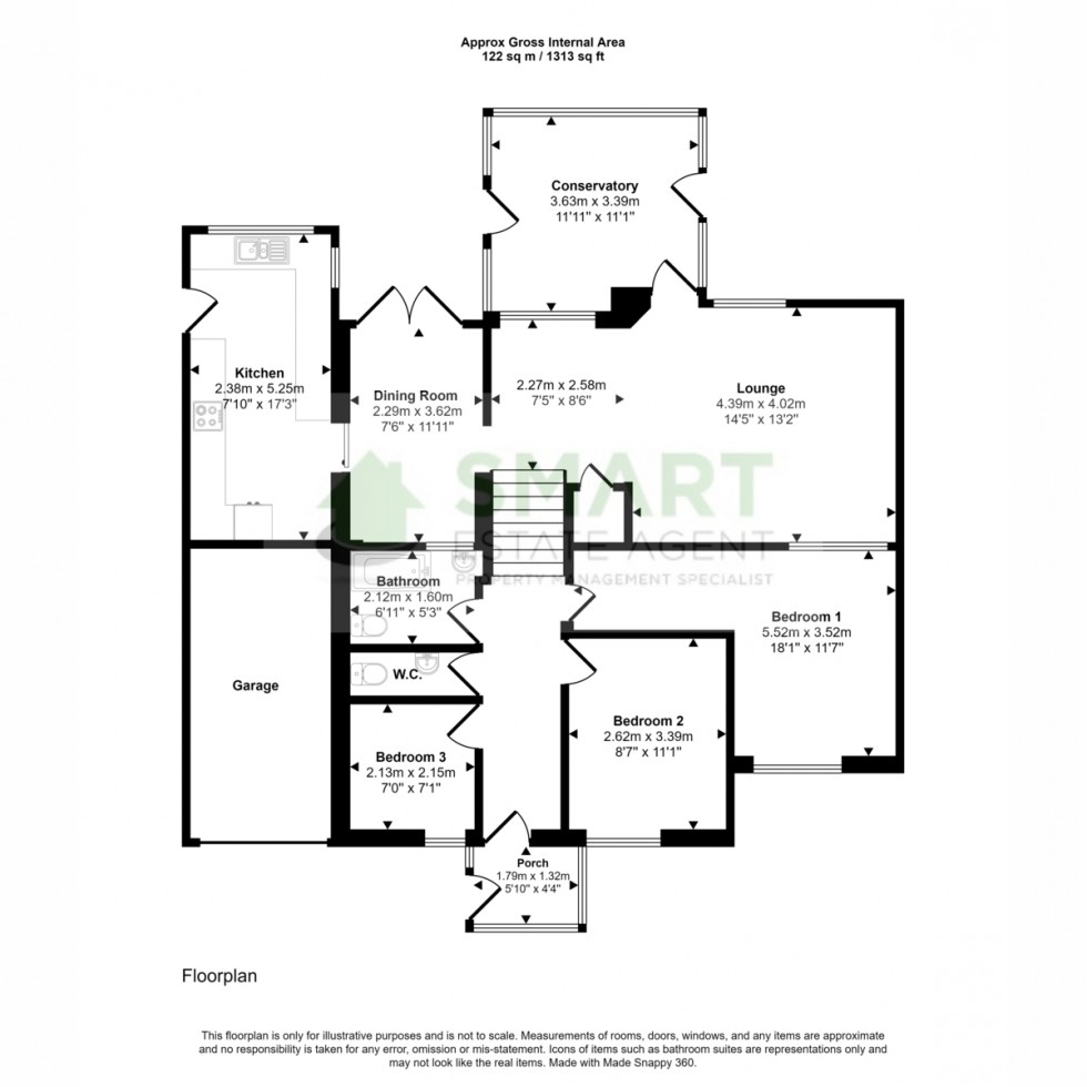 Floorplan for Harefield Close, Exeter, EX4