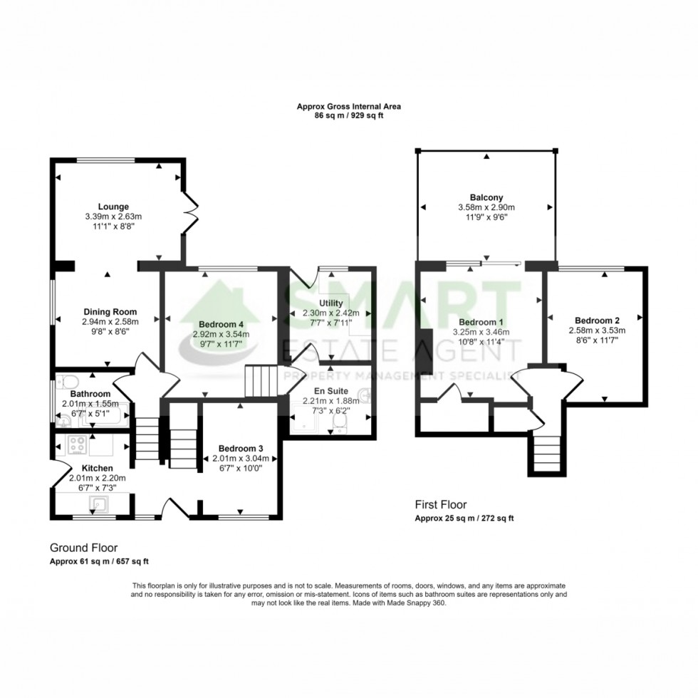 Floorplan for Iolanthe Drive, Exeter, EX4