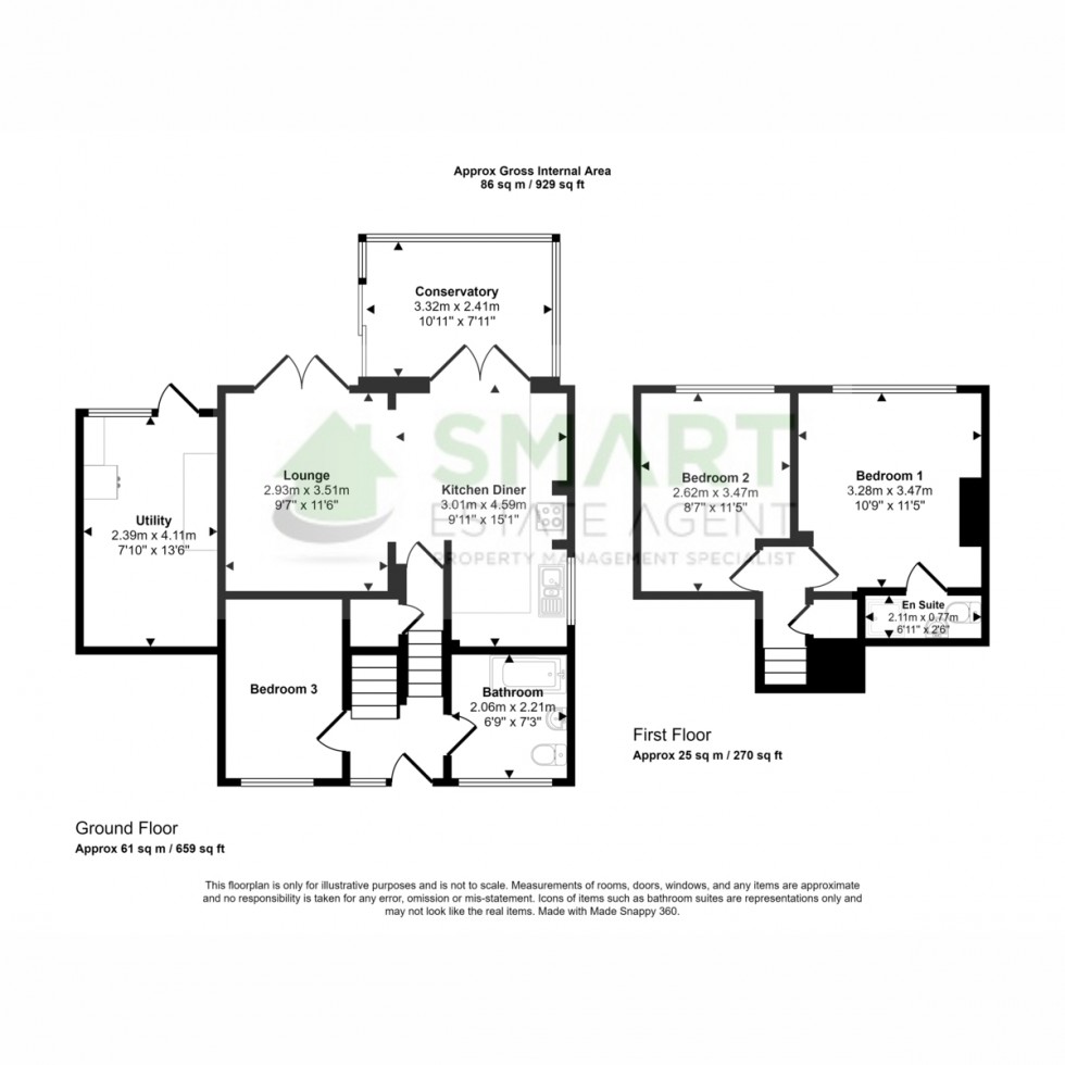 Floorplan for Iolanthe Drive, Exeter, EX4