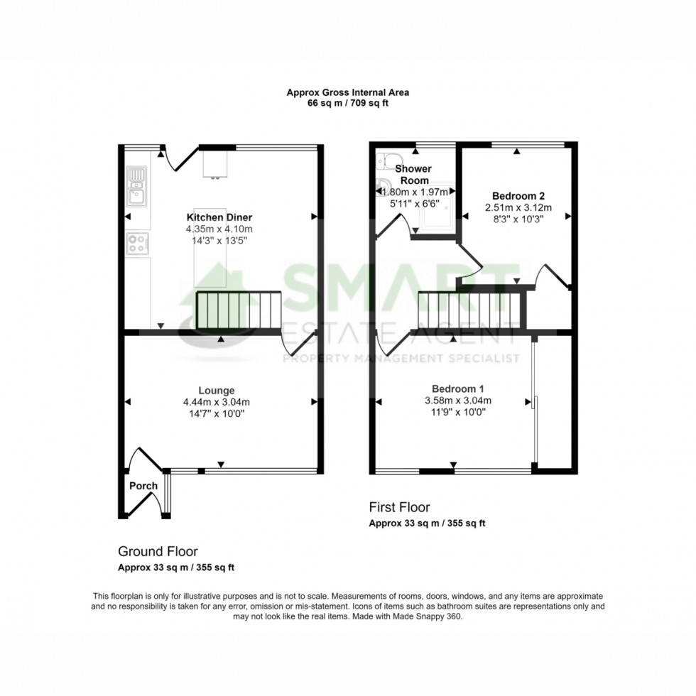 Floorplan for Pinhoe Road, Exeter, EX4