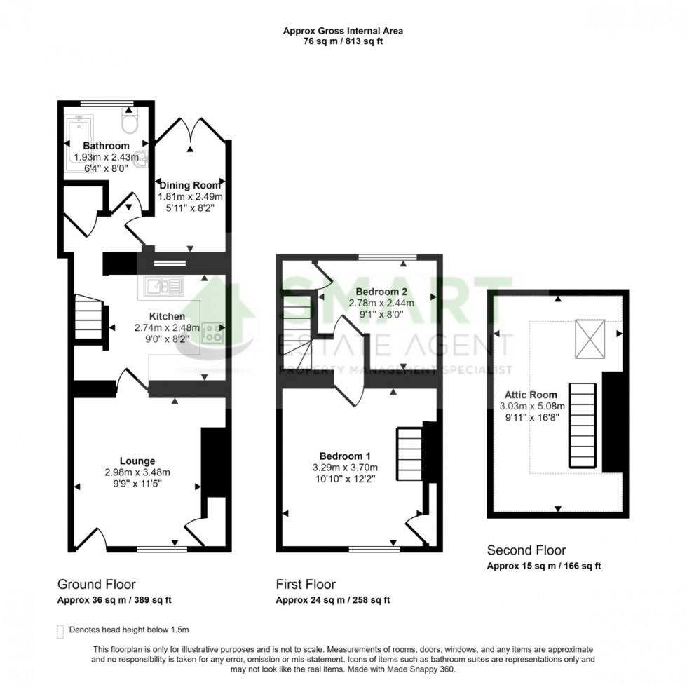 Floorplan for High Street, Exeter, EX2