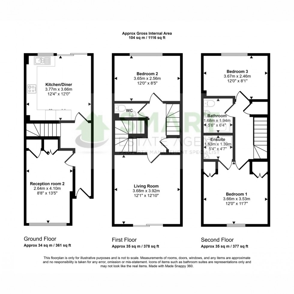 Floorplan for Hylton Gardens, Exeter, EX4