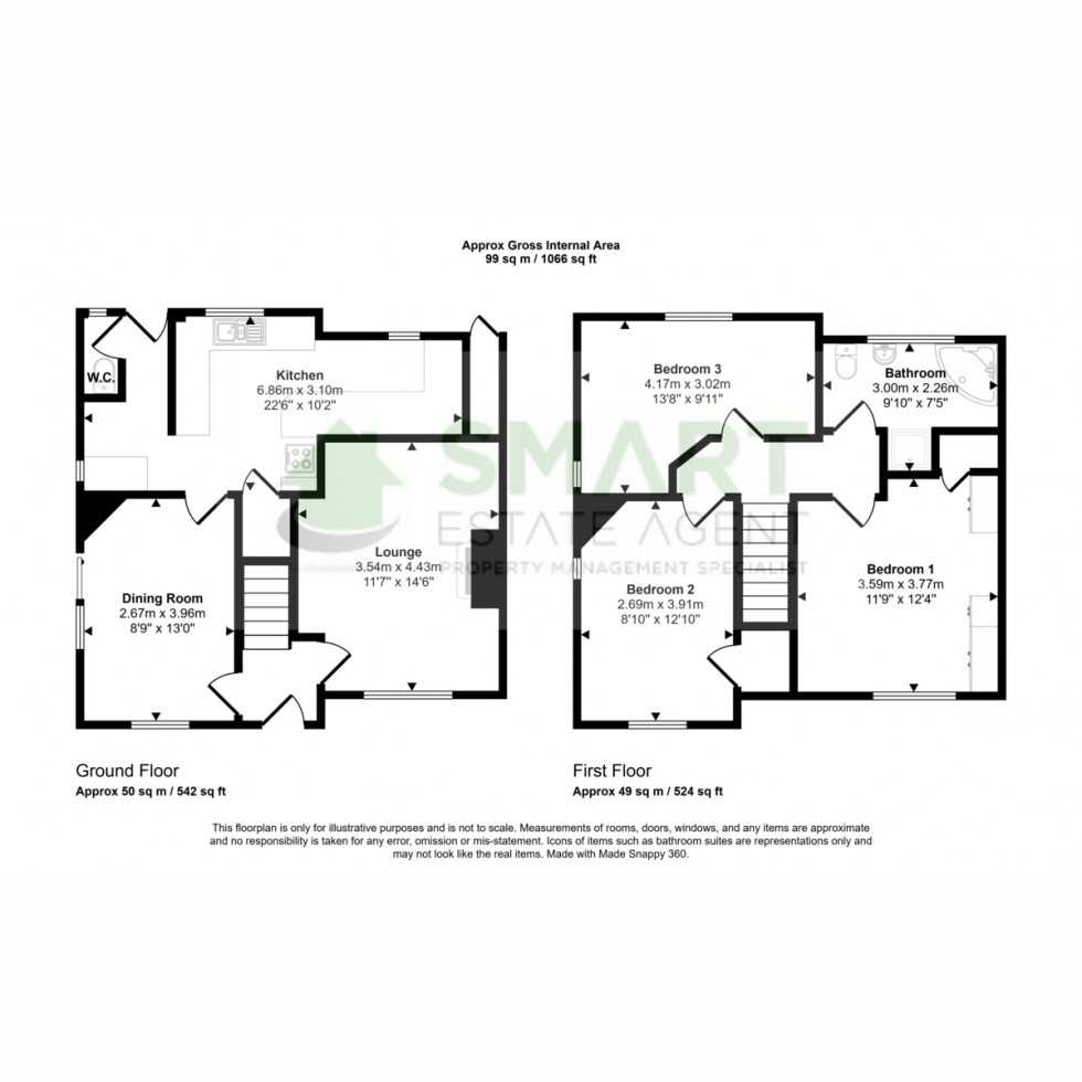 Floorplan for Pinhoe Road, Exeter, EX4