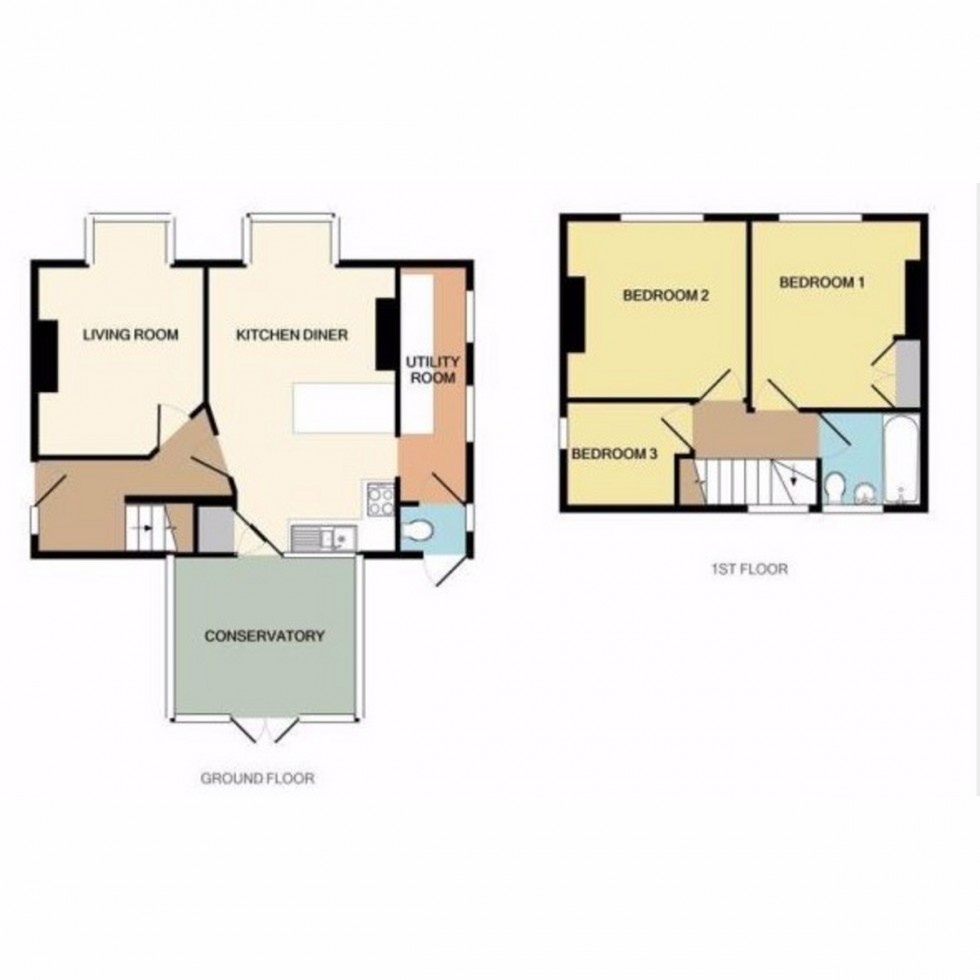 Floorplan for Southernhay West, Exeter, EX1