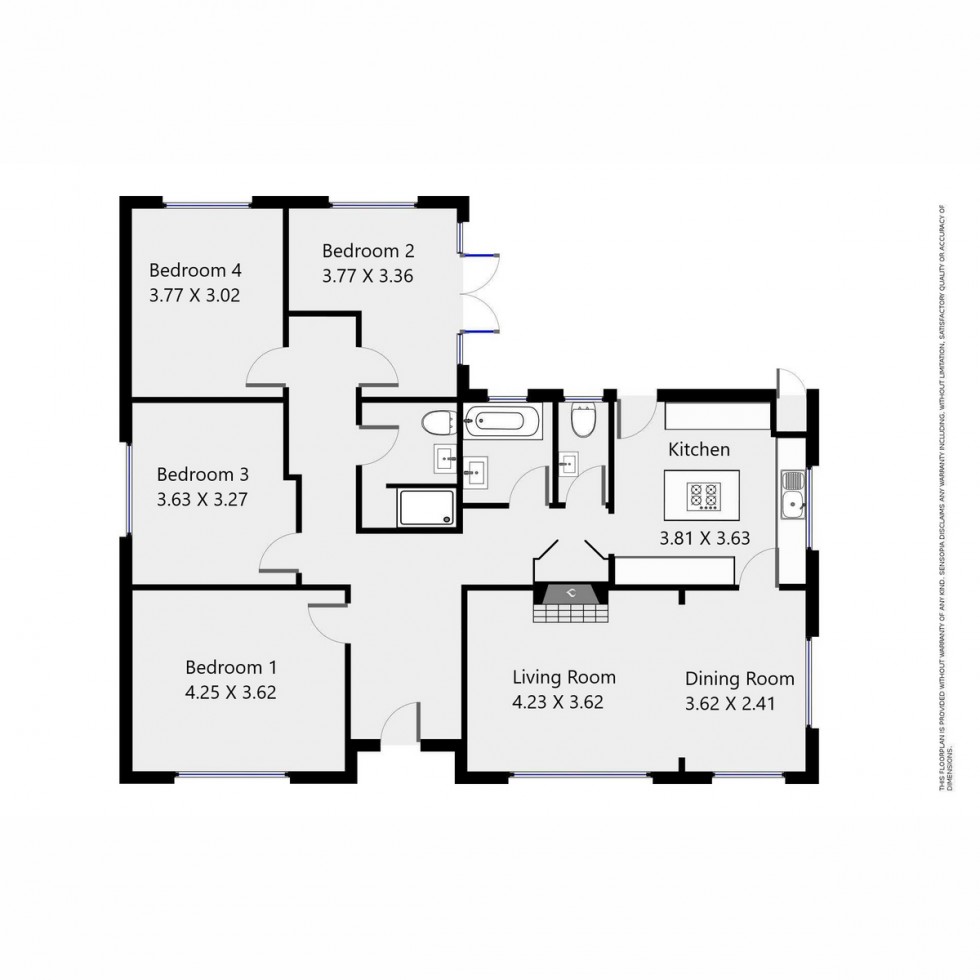 Floorplan for Clyst St. Mary, Exeter, EX5